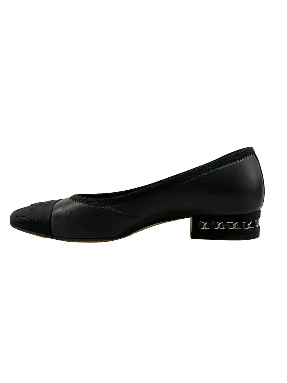 Chanel Black Leather Chemical Fiber #299928C10B
